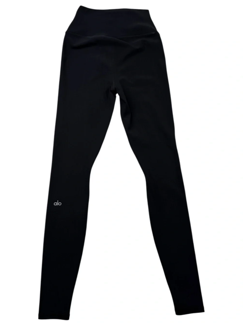 Alo Yoga 7/8 High Waist Ripped Warrior Leggings Black XS